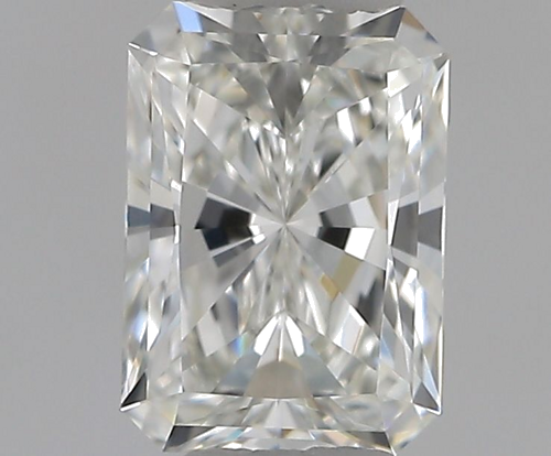 0.5 carat H-VVS2 Natūralus Radiant Deimantas (1)