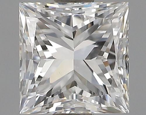 0.5 carat F-VS2 Natūralus Princess Deimantas (1)