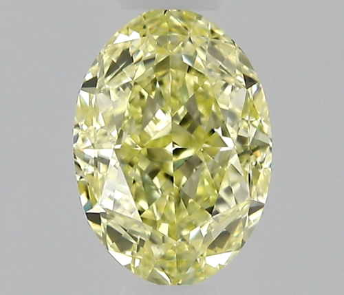 0.5 carat Fancy Yellow-VS2 Natūralus Oval Deimantas (1)