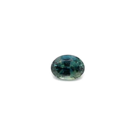 0.68 carat BLUE BRILLIANTSTEP cut Oval Safyras (1)