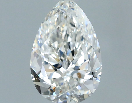 0.5 carat G-VS2 Natūralus Pear Deimantas (1)