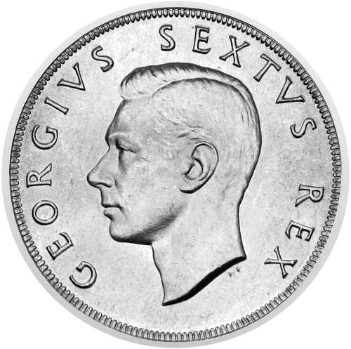 5 Shillings 1952 South Africa Silver Coin (2)
