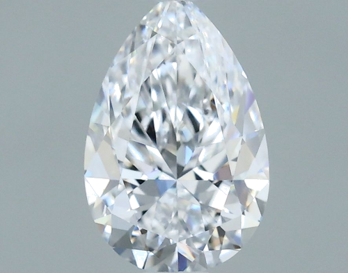 0.5 carat D-VS1 Natūralus Pear Deimantas (1)