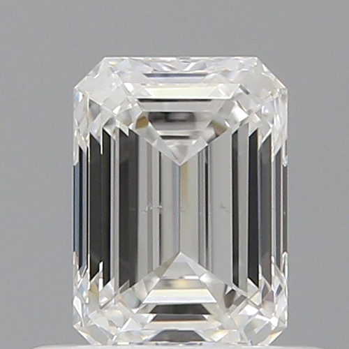 0.52 carat F-SI1 Natūralus Emerald Deimantas (1)