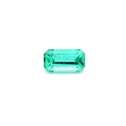 0.69 carat GREEN STEP cut Octagonal Smaragdas (1)