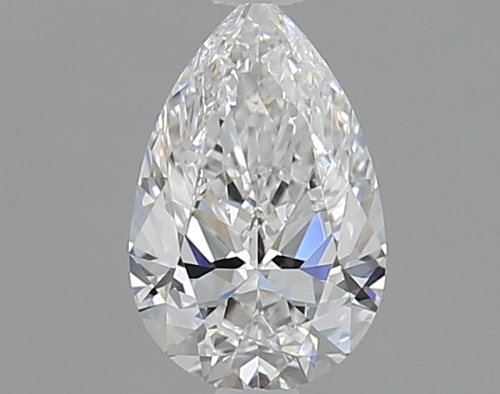 0.7 carat D-VVS2 Natūralus Pear Deimantas (1)