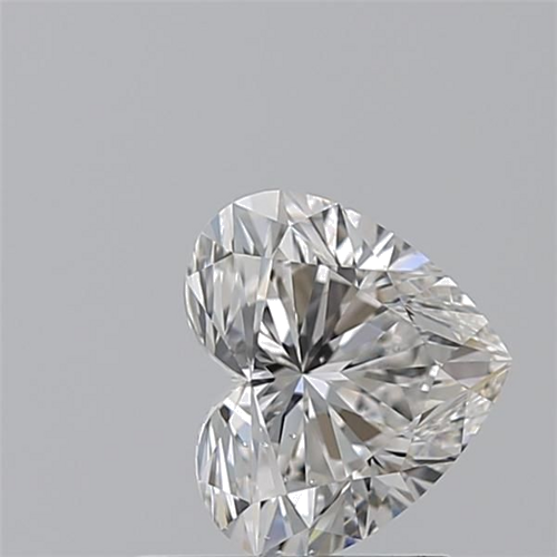 1.01 carat F-SI1 Natūralus Heart Deimantas (1)