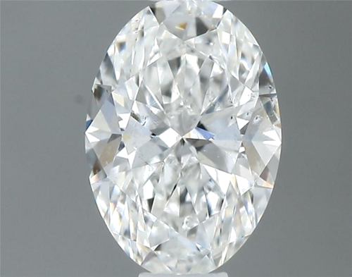 0.4 carat E-SI2 Natūralus Oval Deimantas (1)