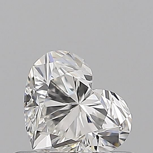 0.5 carat F-VVS2 Natūralus Heart Deimantas (1)