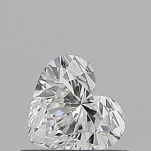 0.52 carat F-VVS1 Natūralus Heart Deimantas (1)
