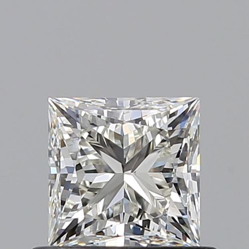 0.6 carat I-VVS1 Natūralus Princess Deimantas (1)