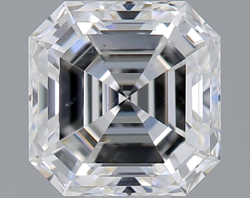 0.45 carat E-SI1 Natūralus Asscher Deimantas (1)