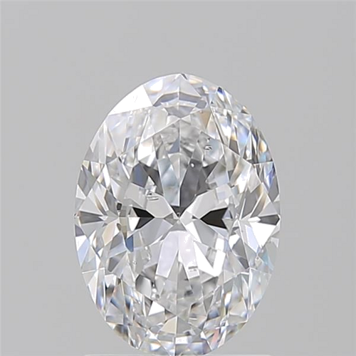 1.5 carat D-SI1 Natūralus Oval Deimantas (1)