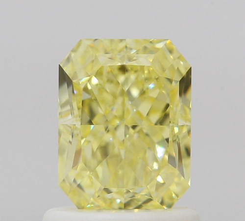 1.02 carat Fancy Intense Yellow-VS1 Natūralus Radiant Deimantas (1)