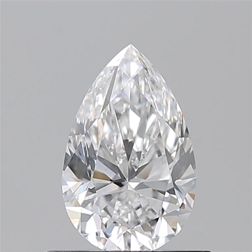 0.7 carat D-VS2 Natūralus Pear Deimantas (1)
