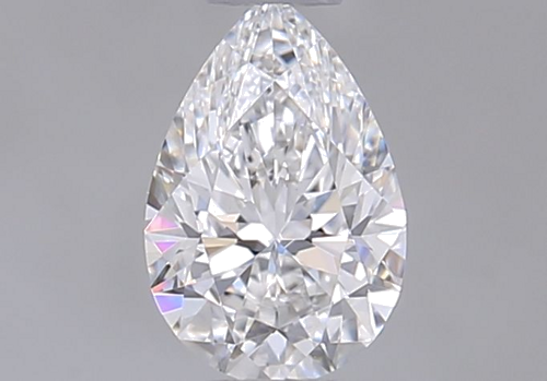 0.37 carat E-VVS2 Natūralus Pear Deimantas (1)