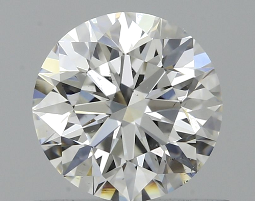 0.63 carat F-SI1 Excellent cut Natūralus Round Deimantas (1)