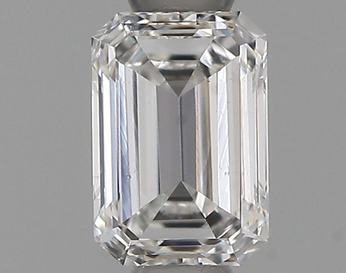 0.39 carat F-SI1 Natūralus Emerald Deimantas (1)