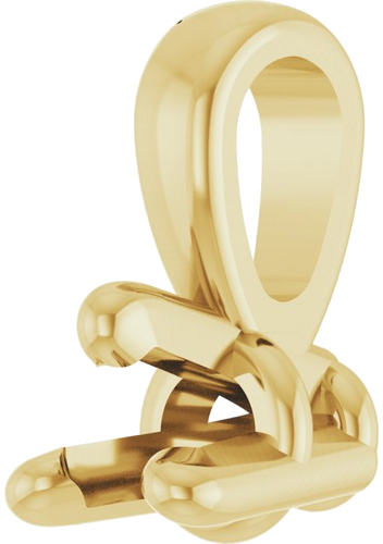 14K Yellow 2 mm Round 3-Prong Pendant Mounting (2)
