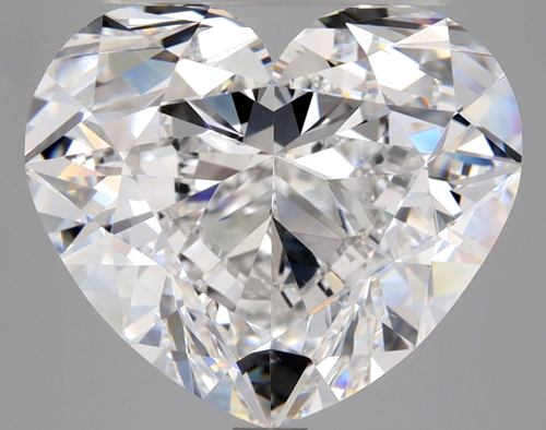 7.01 carat D-VS2 Natūralus Heart Deimantas (1)
