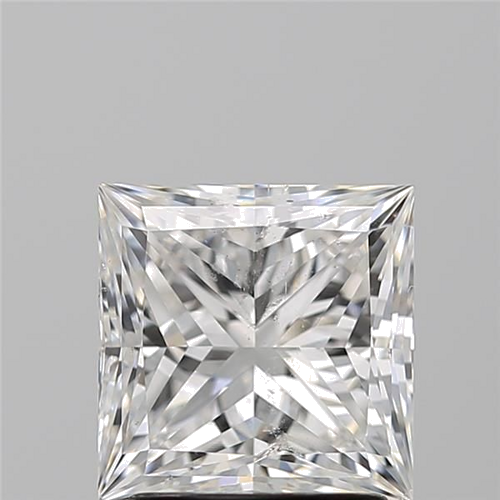 2.2 carat F-SI2 Natūralus Princess Deimantas (1)