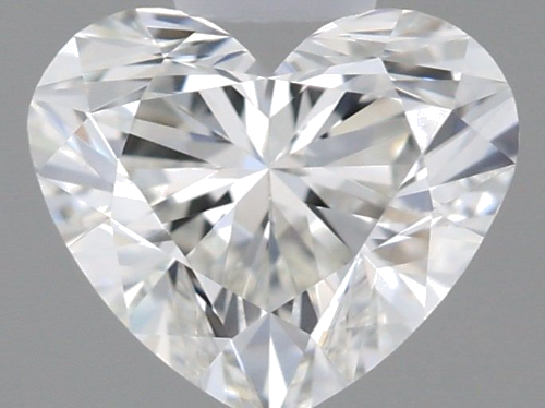 0.42 carat H-VVS1 Natūralus Heart Deimantas (1)