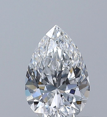 0.5 carat D-VS1 Natūralus Pear Deimantas (1)