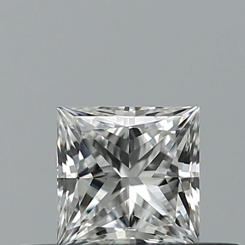 0.32 carat F-VVS1 Natūralus Princess Deimantas (1)