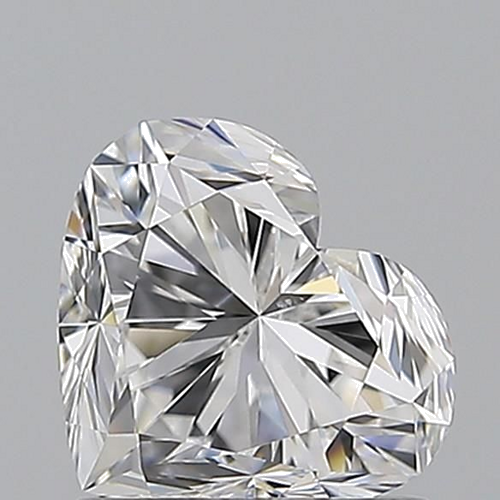 1.01 carat E-SI1 Natūralus Heart Deimantas (1)