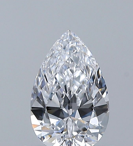 0.5 carat D-IF Natūralus Pear Deimantas (1)