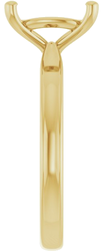 Sužadėtuvių Žiedas 14k yellow gold Elongated Cushion 10mm x 8mm (4)