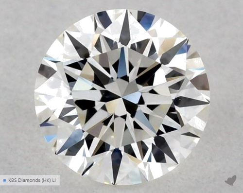 0.51 carat H-VVS2 Excellent cut Natūralus Round Deimantas (1)