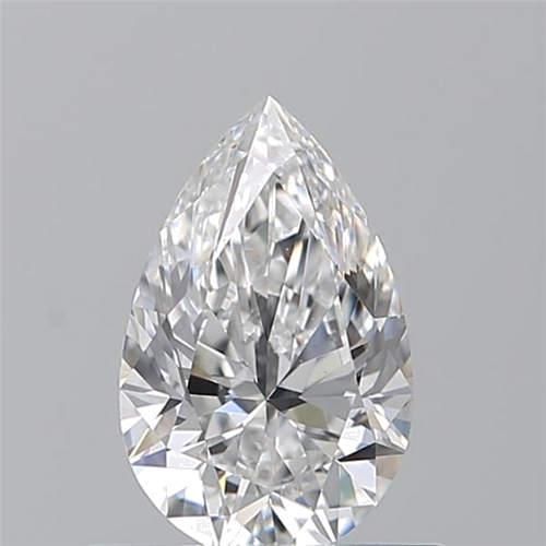 0.7 carat D-VS1 Natūralus Pear Deimantas (1)