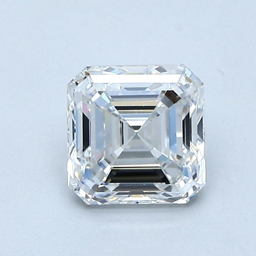 1.1 carat E-VVS1 Natūralus Asscher Deimantas (1)