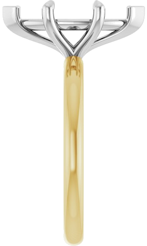 Sužadėtuvių Žiedas „Claw-Prong Solitaire“ 14k yellow/white gold Marquise 14mm x 7mm (4)