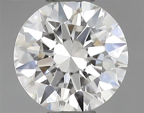 0.45 carat F-VVS1 Excellent cut Natūralus Round Deimantas (1)