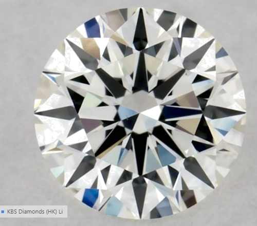 0.32 carat J-VS1 Excellent cut Natūralus Round Deimantas (1)