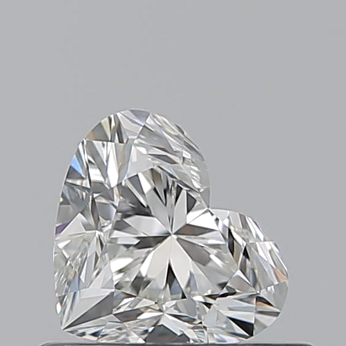 0.52 carat I-VVS2 Natūralus Heart Deimantas (1)