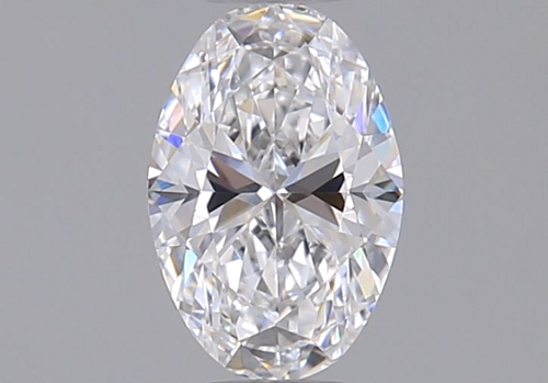 0.46 carat D-VVS2 Natūralus Oval Deimantas (1)