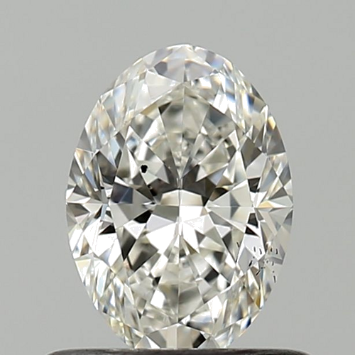 0.57 carat H-SI1 Natūralus Oval Deimantas (1)