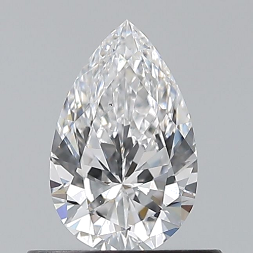 0.5 carat D-VS2 Natūralus Pear Deimantas (1)