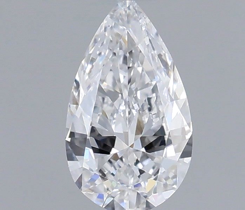 0.3 carat D-VVS1 Natūralus Pear Deimantas (1)