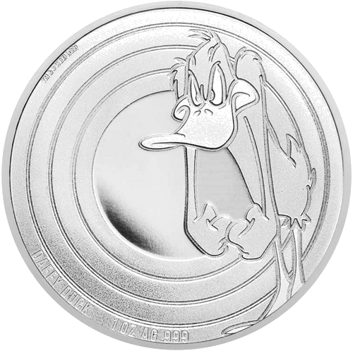 1 oz Daffy Duck 2022 Samoa 5 Dollars Silver Coin (1)