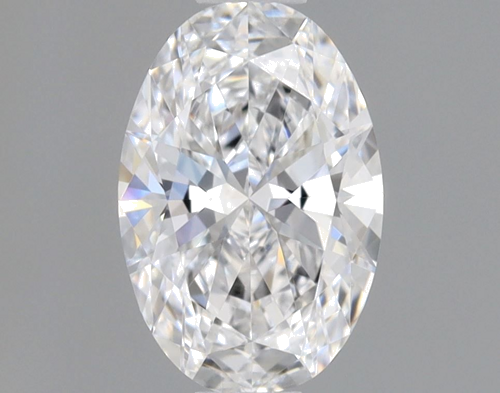 0.5 carat D-VVS2 Natūralus Oval Deimantas (1)