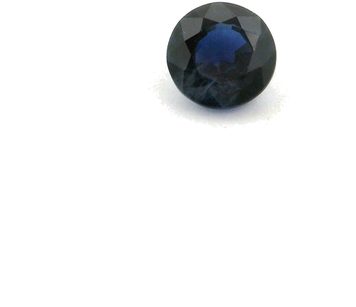 0.6 carat BLUE Round Safyras (1)