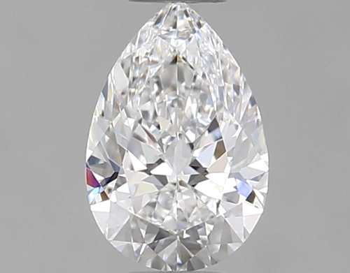 0.42 carat E-IF Natūralus Pear Deimantas (1)
