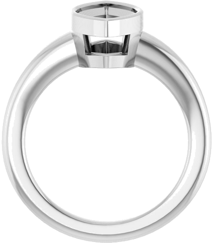 Sužadėtuvių Žiedas „Bezel-Set Solitaire“ 10k white gold Marquise 13mm x 6.5mm (2)