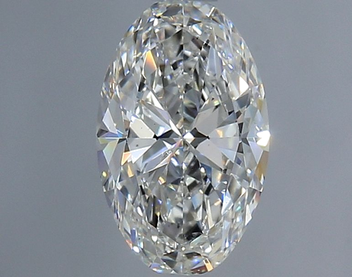 0.9 carat G-SI2 Natūralus Oval Deimantas (1)