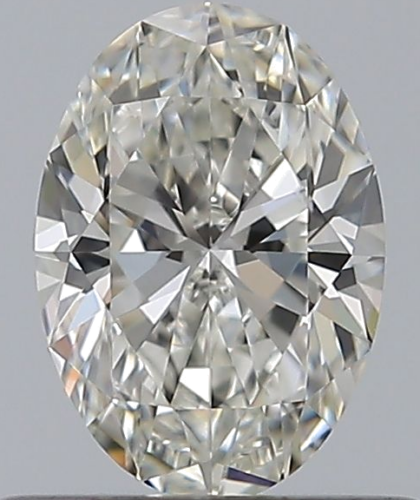 0.53 carat H-VVS1 Natūralus Oval Deimantas (1)