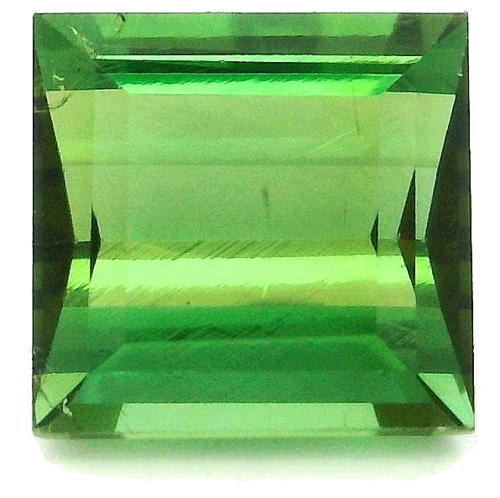 2.04 carat GREEN STEP cut Square Tourmaline (1)